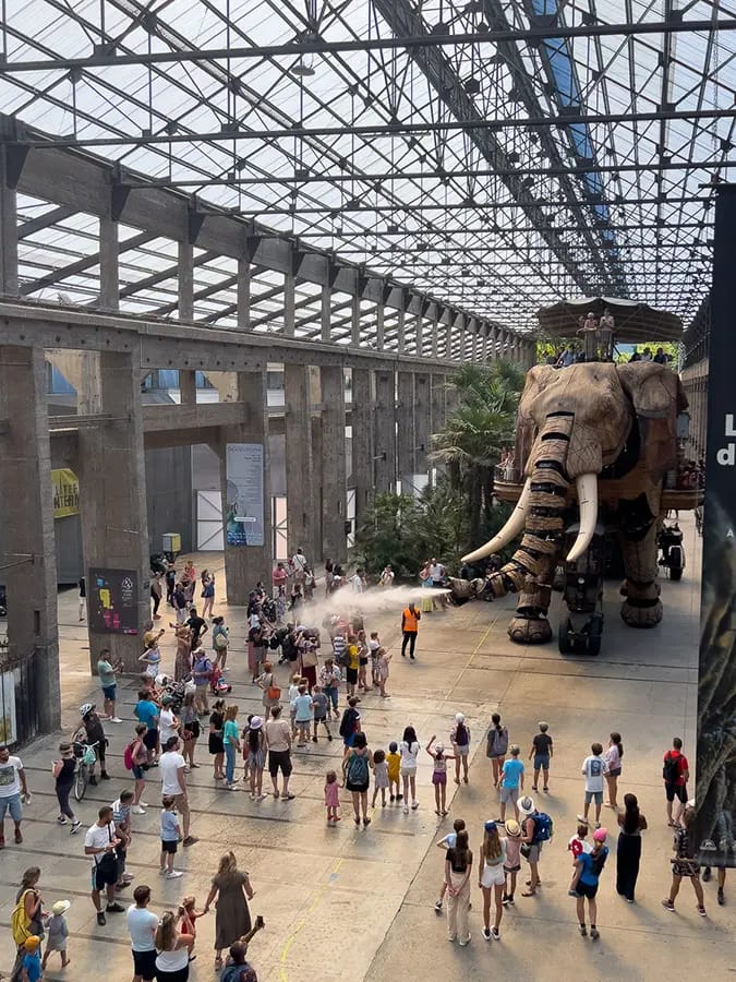 The Great Elephant beneath the Nefs, the former shipyard halls