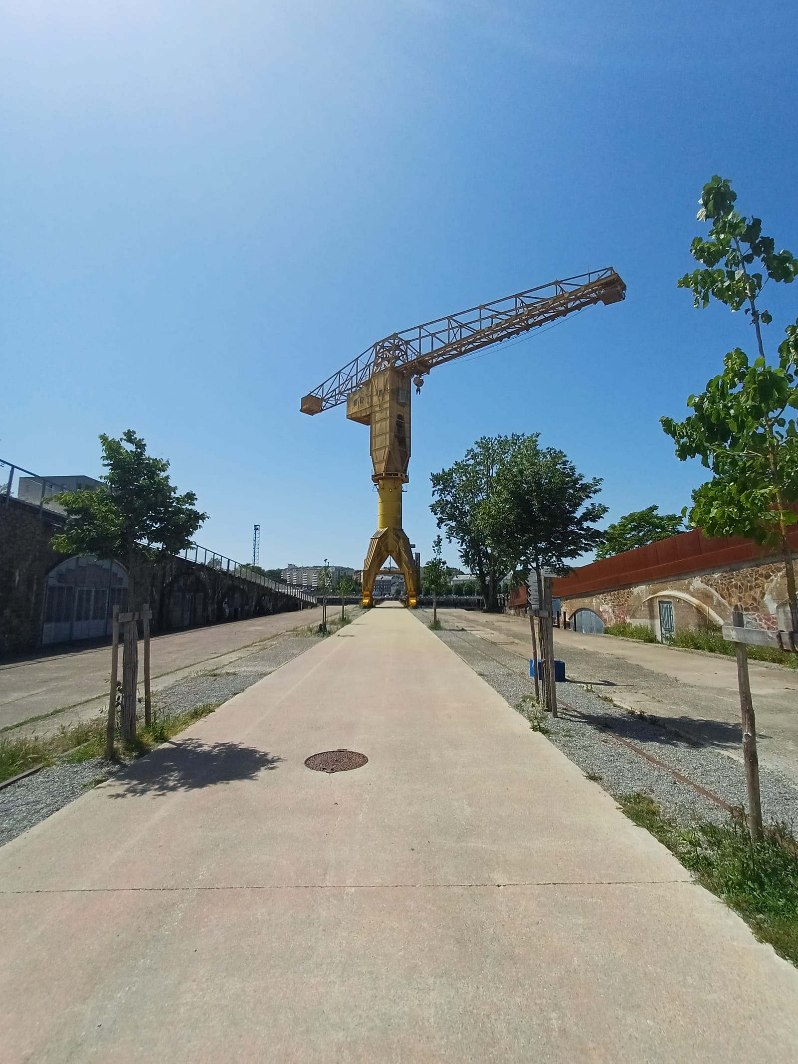 The Titan Crane, a witness to the former shipyards of Nantes