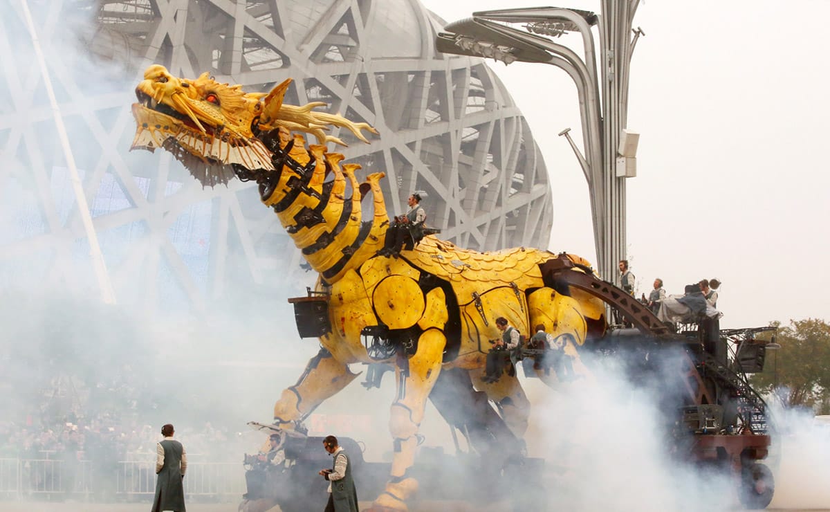 Long Ma, the horse-dragon presented in Beijing in 2014